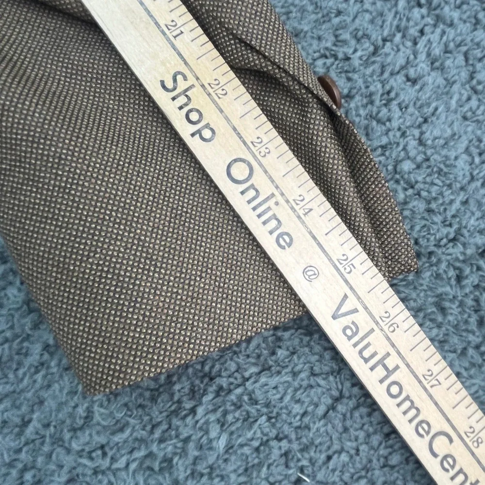 Canali‎ Proposta Super 120s Wool Blazer Jacket Made in Italy Men's 50 Brown